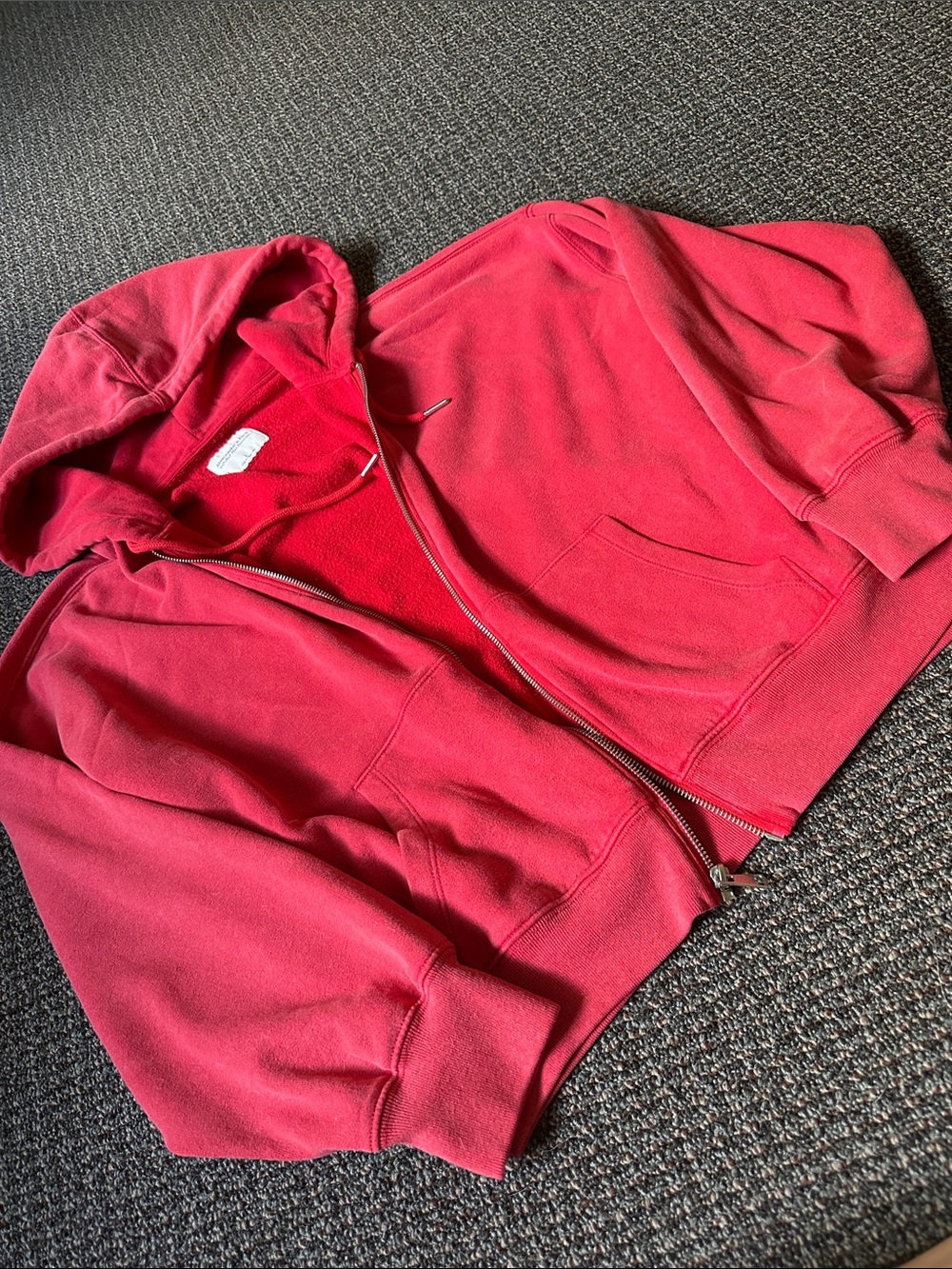 Abercrombie soft A&F max essentials zip hoodie